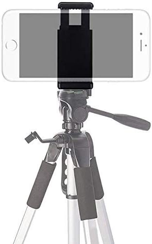 GearFend Universal Smartphone Tripod Mount for All iPhones, Samsung Phones and Most Mobile Phones Plus Microfiber