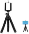 AKOAK Mini Camera Tripod, Portable and Flexible Tripod with Cell Phone Holder Clip,