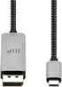 Monoprice USB-C to DP Cable, 6 Feet, 8K@60Hz, Compatible with MacBook Pro/Air, iPad Pro, USB-C Port Android