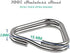 4 Foto&Tech Pieces Lug Ring Camera Strap, Triangle Split Ring Hook, Compatible with Fujifilm Lecia Nikon Canon Sony