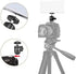 UTEBIT 2 Pack Mini Ball Head with 1/4" Hot Shoe Mount Adapter, 360° Swivel for DSLR Camera