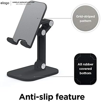 elago M5 12 (5.7, 6.1, 6.7) Adjustable Phone Stand Cell Phone Holder for Desk Compatible with iPhone and Compatible