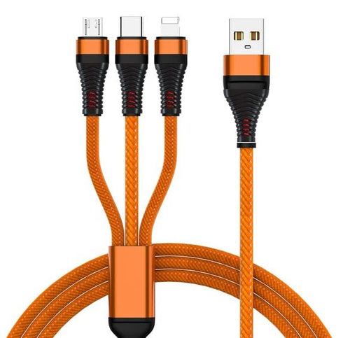 ienza Universal Multi-Type USB Charge Cable with USB C & Micro for JBL Charge, Flip, Pulse, Go, Clip