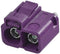 Fakra SMB D Double Female Straight RF Coaxial Adapter, Fakra D Double
