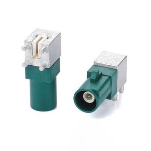 RF Coaxial Cable Connector, Fakra Video Connector E Male Cable Connector PCB