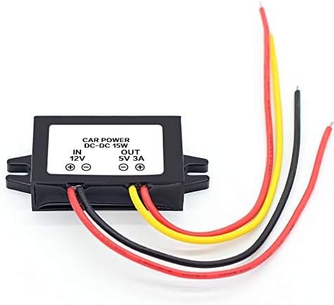 Magnolian Car LED Display Power Supply Module, 12V To 5V 3A DC/DC Buck Converter