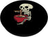 Skeleton Skull Eating Ramen PopSockets Standard PopGrip - Cute Anime Halloween Design