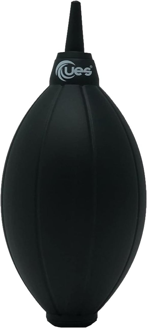 UES Air Blower Dust Blaster for Digital, DSLR, SLR Cameras, Rubber Bulb Air Pump Cleaner - Black