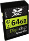 Digi Chip 64GB SDXC Class 10 Memory Card for Kodak PixPro Digital Cameras FZ55, FZ45, AZ901, AZ652, AZ405