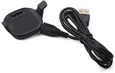 Replacement Charger for Forerunner 10/15 - USB Data Dock Charging Cable for Garmin Forerunner 10/15, Small