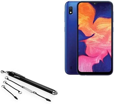 BoxWave EverTouch Stylus Pen for Samsung Galaxy A10e - Fiber Tip Capacitive Stylus, Jet Black