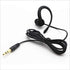 Single Side Earbud Headphones, Stereo In-Ear Earphones with Removable Hook for PC, Smartphones, MP3, MP4 Players