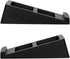 Monoprice 15 Tilted Wedge Desktop Speaker Stands (Pair) for Small Sized Speakers, Anti-Vibration, Degrees of Tilt