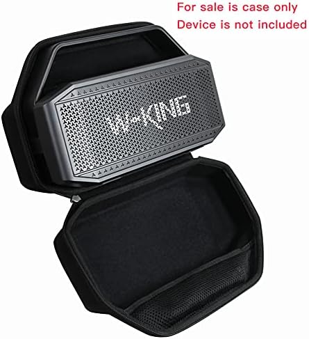 Hermitshell Hard Travel Case for Bluetooth Speaker W-King 60W Punchy Bass Loudest Portable Wireless Speaker