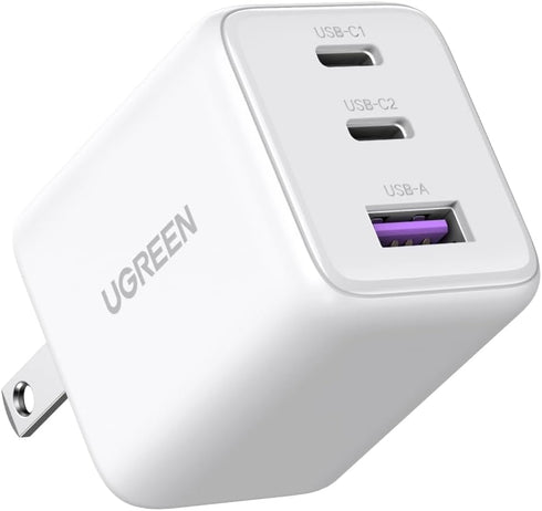 UGREEN 3-Port 30W 17/16/15 S26/S25/24/23, USB C Charger, GaN II Compact iPhone Charger Fast Charging, Type C Power