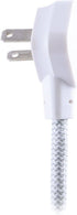 Cordinate Designer 1-Outlet 2-USB Charging Extension Cord - Gray Braided D cor Fabric Cord, 10 ft