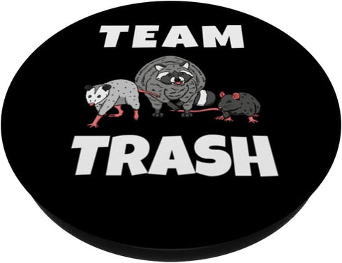 Raccoon Team Cute Trash Panda Standard PopSockets PopGrip