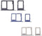 Generic for 10sets/lot Dual SIM MicroSD Card Tray Holder Set Replacement for A6