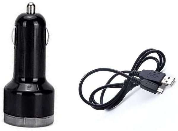 Kircuit Car 5V DC Adapter Charger + Micro USB Cable Cord Compatible with