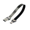 xiwai 1.0M USB 2.0 Type-A Male to USB-C Type-C Male Data Flat Slim FPC Cable for FPV, Disk, and Phone
