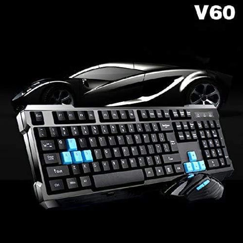 UniFire V60 Waterproof 2.4G Wireless Gaming Keyboard with Mouse DPI Control for Desktop PC