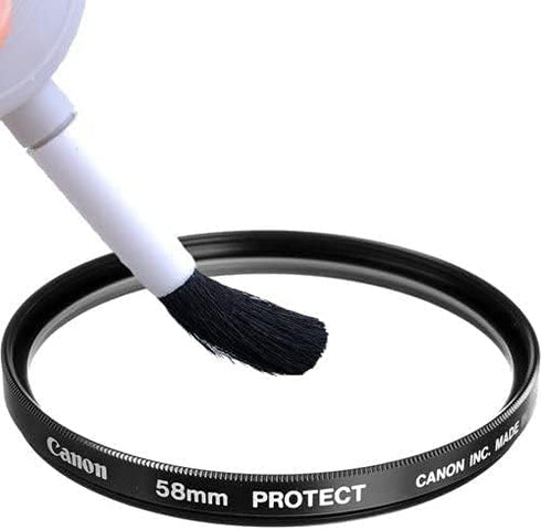 2 Air Dust Blower and Soft Brush for Digital Camera Lenses, LCD Screens, and Cleaning Keyboards