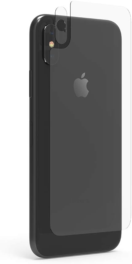 PureGear Extreme Impact Back Cellphone Protector + Back Camera Lens Protector for Apple iPhone Xs/X