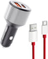 Warp Car Charger 80W for Oneplus 12 Ace 11 10 Pro 9 10T 10R 8T 8 7T 7 Pro 6T 9R Nord 2T CE 2 Lite N20 N10 N100