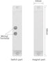 4 Sets NC Wired Door Alarm Magnetic Contact Sensor with Double Side Tape