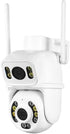 ICSEE WiFi Camera Security, 6MP Dual Lens, Wireless PTZ, Waterproof, Human Detection, Full Color Night Vision 65ft,