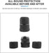 TONHOKJ 99% Universal Lens Cap, Fits DSLR & Mirrorless Camera Lenses, Silicone Lens Cover with Element Proof