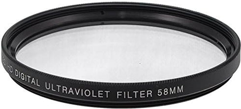 58mm Multi-Coated UV Protective Filter for Canon EF-S 18-55mm f/3.5-5.6 is Lens + Microfiber Cleaning Cloth