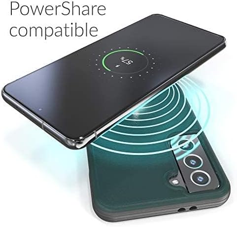 Crave Slim Guard for Galaxy S21 Case, Shockproof Case for Samsung Galaxy S21, Forest Green