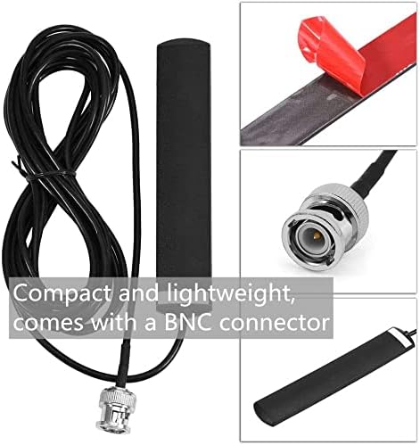 30MHz-1200MHz Mobile Radio Antenna Wide-Band Receive Scanner Antenna with BNC Connector for Car Audio