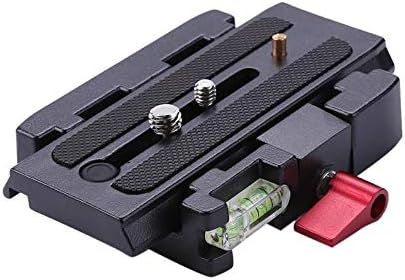 Wondalu Professional Aluminum Alloy Rapid Connect Adapter Mount, Quick Release Shoe Plate for DSLR Camera Tripod Monopod