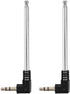 CORONIR 3.5mm FM Radio Antenna 9.5'' Retractable Aerial for Portable Radio Indoor Stereo