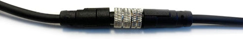 M8 3 Pins Connector Cable, Male to Female Circular Connector Molding Cable A Code Straight Industrial Molded Cable IP67