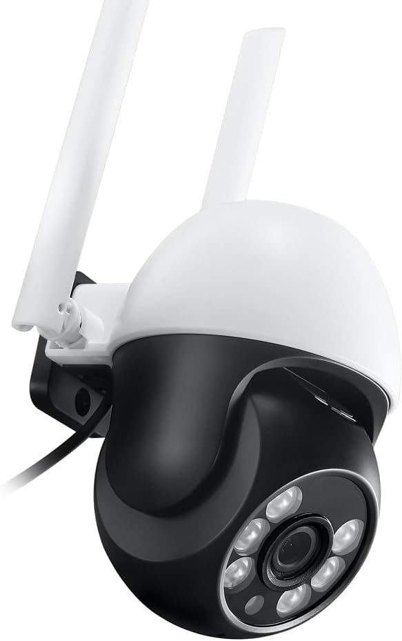 funxwe Smart WiFi PTZ Security IP Camera, Wireless 1080P HD Pan Tilt Camera,