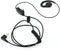 Walkie Talkie Swivel Earpiece with Microphone and PTT, Compatible with Motorola CLS1410, CLS1100 (1 Pack)
