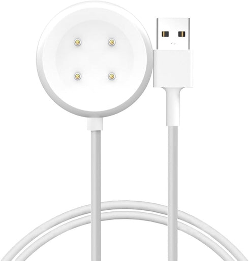 Google Pixel Watch 2 Charger, Magnetic USB A Wireless Fast Charging Cable Cord Adapter (3.3 ft/100cm, White)