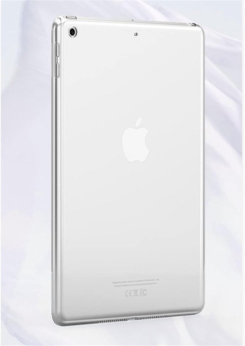iCoverCase Clear Case for iPad 10.2" (2021/2020/2019), Ultra-Thin Transparent Soft TPU Back Cover for 9th/8th/7th Gen