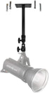 FIEWSZIHU 14.1-21.6inches/36-55 cm 1/4 inch 3/8 inch Camera Ceiling Wall Mount Light Stand with to Universal Adapter