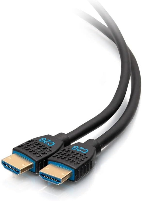 C2G 6ft Premium Certified High Speed HDMI Cable with Ethernet - 4K 60Hz, HDMI (M) to HDMI (M), Shielded, Black