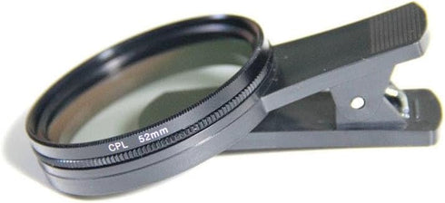 52mm Polarized Smart Phone Universal ND 2-400 CPL Filter Clip Kit for Samsung iPhone Camera Accessories