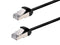 Monoprice Cat6A Ethernet Patch Cable - Slim Flat U/FTP 32AWG Molded Boot