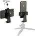 Heavy Duty Rotating Universal Smartphone Tripod Mount for iPhone Xr Xs Max X 8, 8+, 7, 7 Plus, 6, 6 Plus, Samsung Galaxy Phones, and Many More. Plus Microfiber Cloth