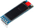 JESSINIE 0.91 Inch I2C 12832 128X32 SSD1306 DC3.3V 2PCS OLED Display Module IIC Display Blue OLED Screen for Arduino