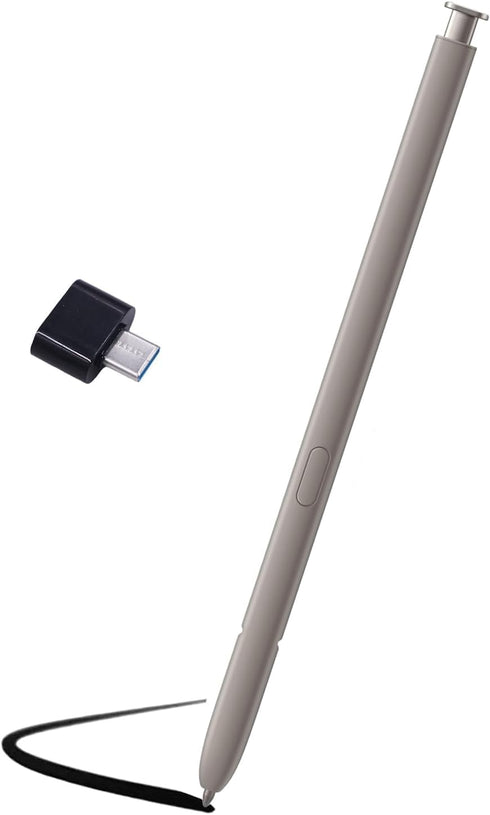 Galaxy S24 Ultra S Pen Replacement for Samsung Galaxy S24 Ultra, Stylus Pen Without Bluetooth, Type-C Converter (Light