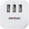 Rayovac Three Sided Surge Protector Cube with 3 Outlets & USB Ports, ETL Certified Adapter for Home, Office