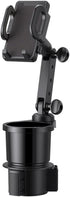 Car Cup Holder Phone Mount, Universal Auto Cell Phone Stand with Drink Expand Cup Holder, 2 in 1 Multifunctional with